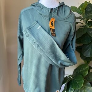 Carhartt Women’s Force Relaxed Fit Hooded Long Sleeve Work Shirt